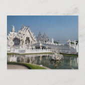 Carte Postale Temple blanc Wat Rong Khun, Chiang Rai, Thaïlande (Devant)