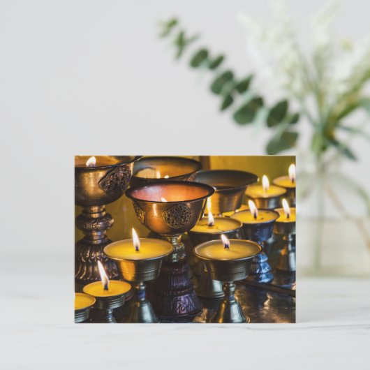 Carte Postale Temple bouddhiste | Monastère de Longwu (Debout devant)