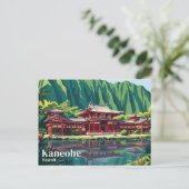 Carte Postale Temple Byodo-In USA (Debout devant)