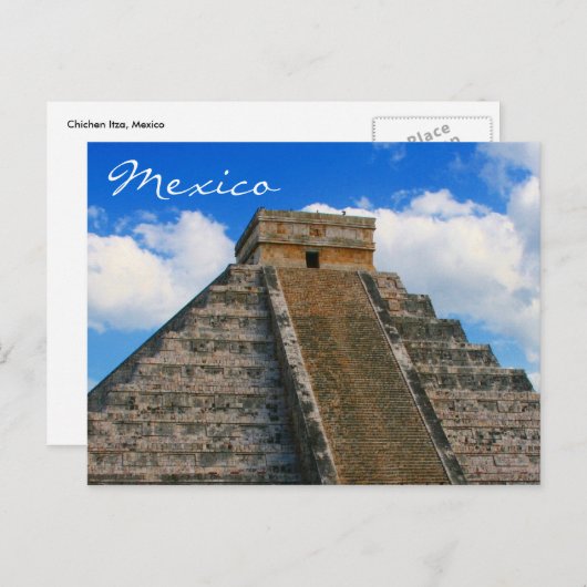 Carte Postale temple chichen itza (Devant / Derrière)