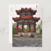 Carte Postale Temple chinois en Chine (Devant / Derrière)