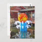 Carte Postale Temple chinois en Chine (Devant / Derrière)