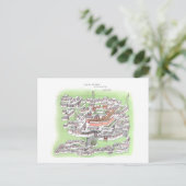 Carte Postale Temple Cho-Khang de Bouddha à Lhassa 1902 Dessin (Debout devant)