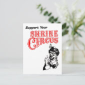 Carte Postale Temple Cirque Clown (Debout devant)