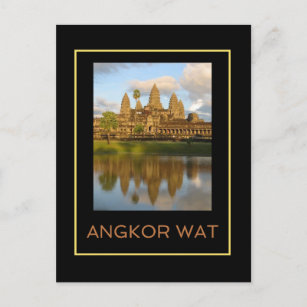 Carte Postale Temple d'Angkor Vat Cambodge Photo de voyage