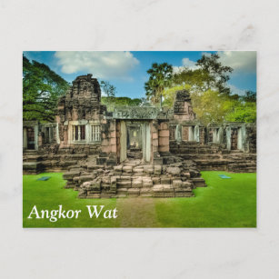 Carte Postale Temple d'Angkor Vat Cambodge UNESCO