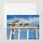 Carte Postale Temple d'Apollon (Devant / Derrière)