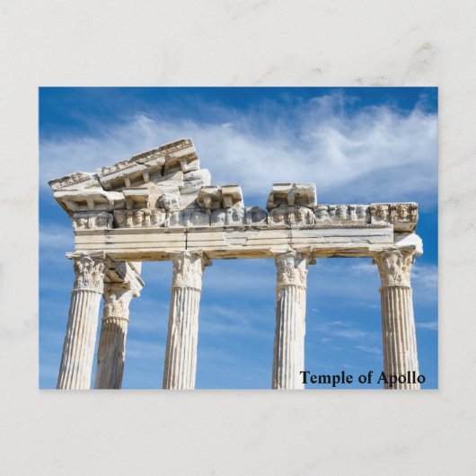Carte Postale Temple d'Apollon (Devant)