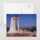 Carte Postale Temple d'Apollon, Chypre (Devant / Derrière)