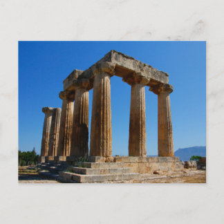 Carte Postale Temple d'Apollon, Corinthe, Grèce