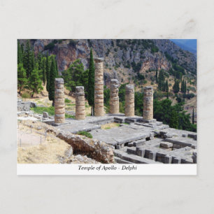 Carte Postale Temple d'Apollon - Delphes