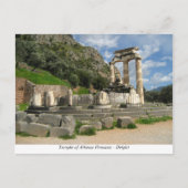 Carte Postale Temple d'Athena Pronaea (Devant)