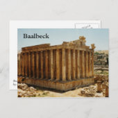 Carte Postale Temple de Bacchus (Devant / Derrière)