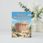 Carte Postale Temple de Bacchus Liban (Debout devant)