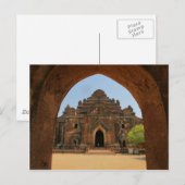 Carte Postale Temple de Bagan (Devant / Derrière)