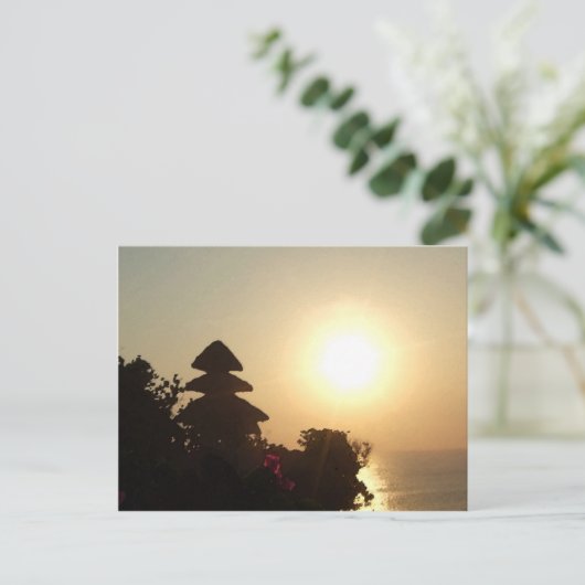 Carte Postale temple de Bali (Debout devant)