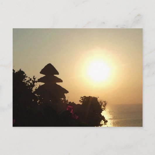 Carte Postale temple de Bali (Devant)