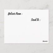 Carte Postale Temple de Borobudur (Dos)