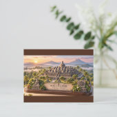 Carte Postale Temple de Borobudur (Debout devant)
