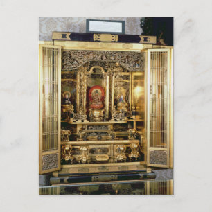 Carte Postale Temple de Butsudan d'un palais de Damio à Kyoto