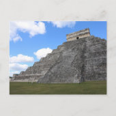 Carte Postale Temple de Chichen Itza de Kukulcan Sud-Ouest Vue (Devant)