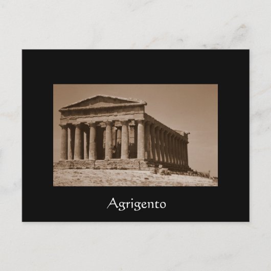 Carte Postale Temple de Concordia (Devant)