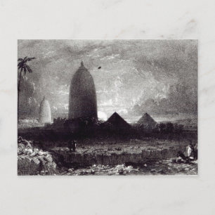 Carte Postale Temple de Jagannath, gravé par A. Picken, 1837