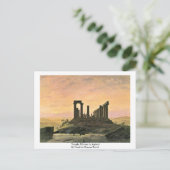 Carte Postale Temple De Juno Dans L'Agrient (Debout devant)