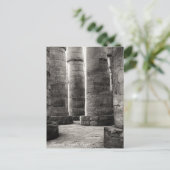 Carte Postale Temple de Karnak, Hiéroglyphes, Égypte antique (Debout devant)