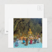 Carte Postale Temple de la grotte bouddhique (Devant / Derrière)