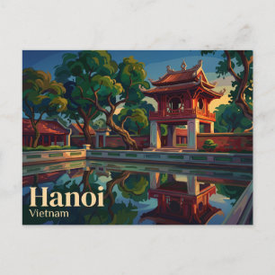 Carte Postale Temple de la Littérature Vietnam