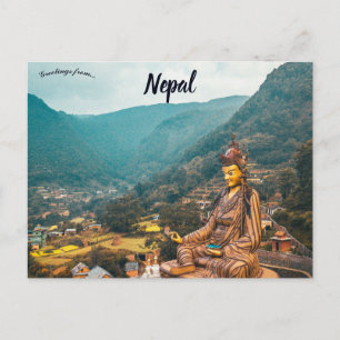 Carte Postale Temple de la Statue de Guru Padmasambhava Népal