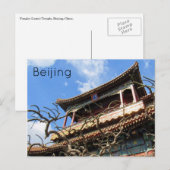Carte Postale temple de lama beijing (Devant / Derrière)
