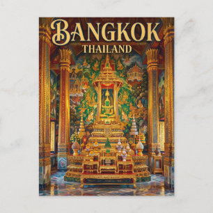 Carte Postale Temple de l'Émeraude Bouddha Thaïlande