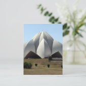 Carte Postale temple de lotus delhi (Debout devant)