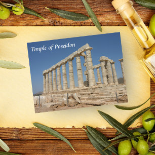 Carte Postale Temple de Poséidon, Grèce d'Athene