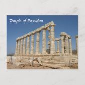 Carte Postale Temple de Poséidon, Grèce d'Athene (Devant)