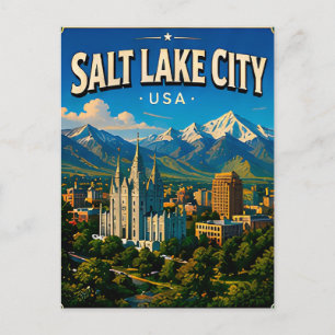 Carte Postale Temple de Salt Lake City