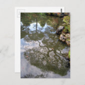 Carte Postale Temple de zen de Réflexions-un au Japon (Devant / Derrière)