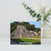 Carte Postale Temple des Inscriptions, Palenque, Mexique (Debout devant)