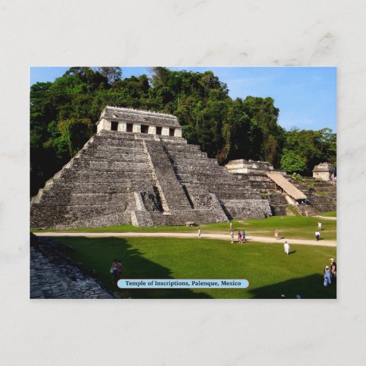 Carte Postale Temple des Inscriptions, Palenque, Mexique (Devant)