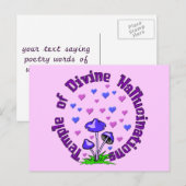 Carte Postale Temple d'Hallucination Divine (Devant / Derrière)