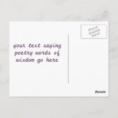 Carte Postale Temple d'Hallucination Divine (Dos)