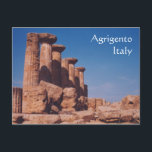 Carte Postale Temple d'Hercule<br><div class="desc">Ruines,  Agrigente,  Sicile,  Italie</div>