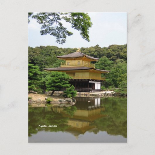 Carte Postale Temple d'or, Kyoto, Japon (Devant)