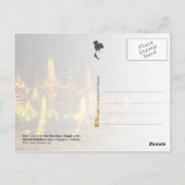 Carte Postale Temple du Bouddha d'émeraude, Bangkok (Dos)