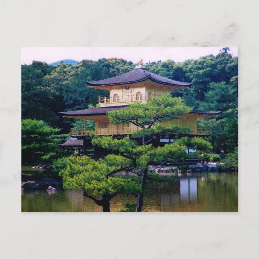 Carte Postale Temple du Pavillon d'or, Kyoto, Japon (Devant)