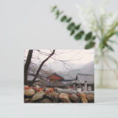 Carte Postale Temple en Corée du Sud rurale, automne (Debout devant)