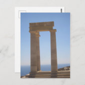 Carte Postale Temple grec (Devant / Derrière)