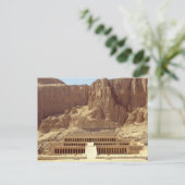Carte postale Temple Hatshepsut, Deir El Bahri, Eg (Debout devant)